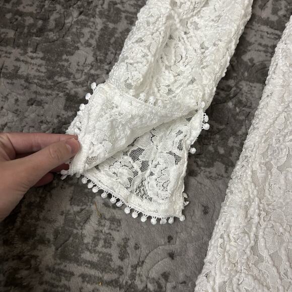 12th Tribe Lilliana Off Shoulder Lace Dress Women’s Size Large - Picture 4 of 15